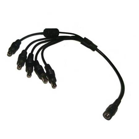 CAMERA POWER SPLITTER CABLE 1 FEM TO 5 MALE/2.1X5.5MM