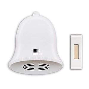 DOOR CHIME WIRELESS W/CHRISTMAS JINGLE BELL 75FT TRANSMISSION