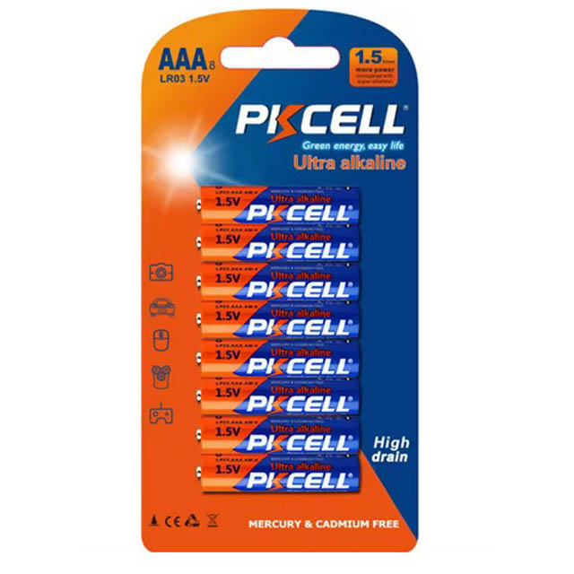 BATTERY ALKALINE AAA 1.5V  PCS/PKG