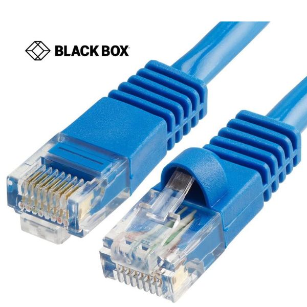 PATCH CORD CAT6 BLU 1FT SNAGLESS BOOT