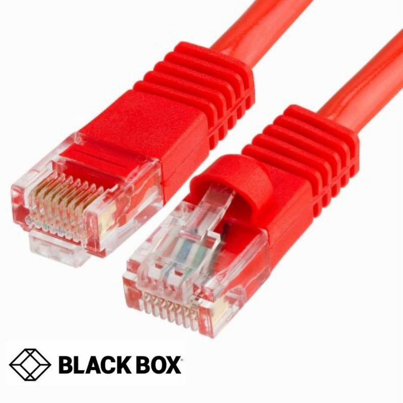 PATCH CORD CAT6 RED 7FT SNAGLESS BOOT PCS/PKG
