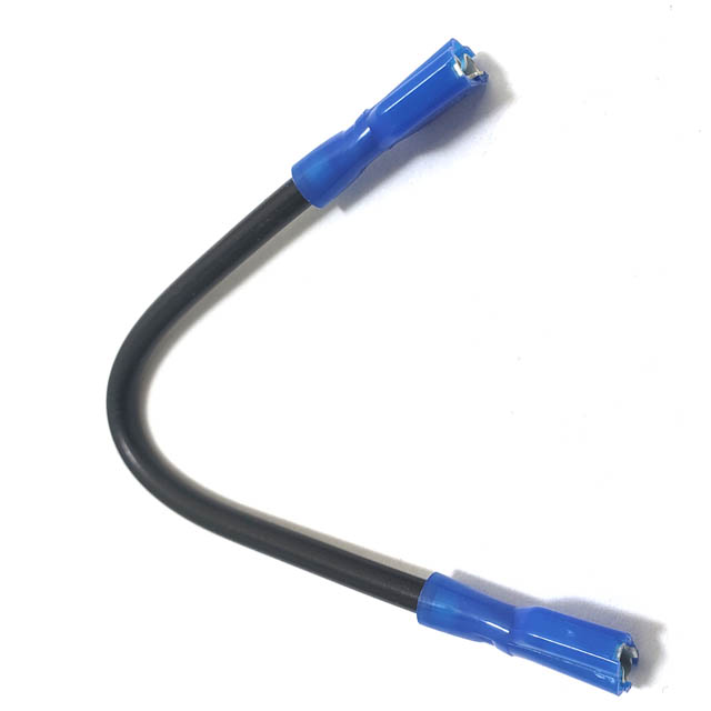 BATTERY SHORTING CABLE ASSY 9CM QT 0.25IN 14AWG FT1 600V 105C