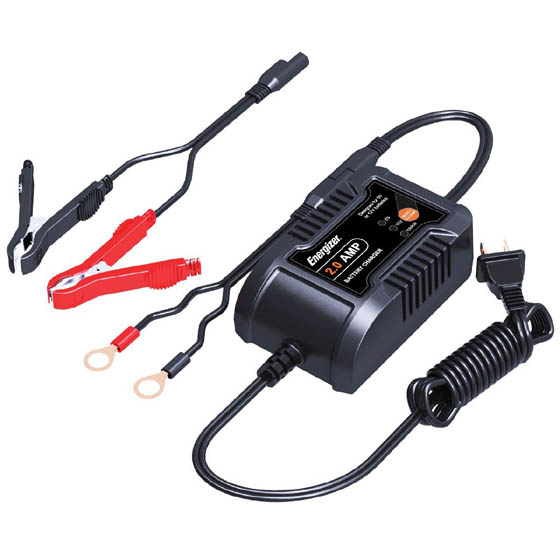 BATTERY CHARGER LEAD ACID 6/12V. 2A WITH CLIPS/CABLES