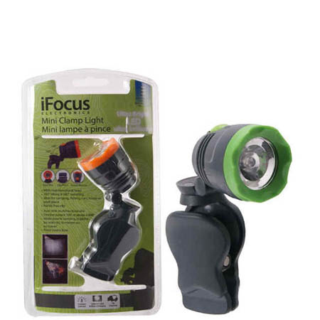 WORKLIGHT CLIP-ON W/LED WHITE ASSORTED COLOUR