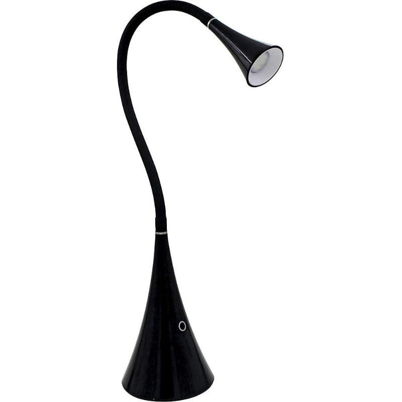 TABLE LAMP LED USB SOFT TOUCH BLK