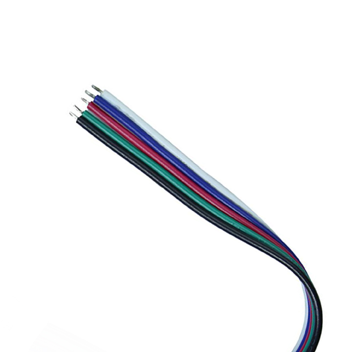 LED WIRE 5C OPEN END 10FT 20AW 