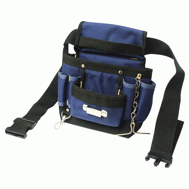 TOOL BAG EMPTY 11.5X9IN ADJUSTABLE QUICK RELEASE BELT