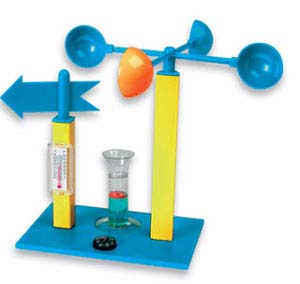 WEATHER STATION - AGES 7+ 13 EASY-TO-ASSEMBLE PARTS