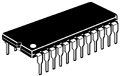 NMOS 4KX8 EPROM 24P DIP 