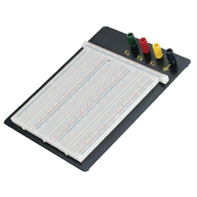BREADBOARD 6 STRIP 9X7IN 2390 TI TIE POINTS WITH BINDING POST