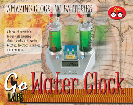 WATER CLOCK-AGES 8+ 