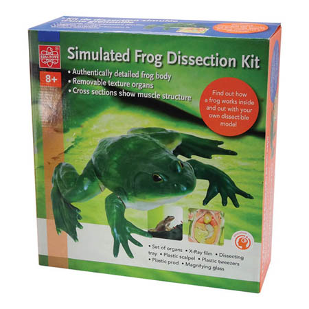 FROG DISSECTION KIT SIMULATED NATURE SCIENCE