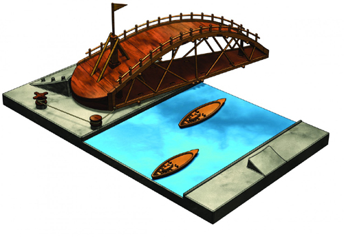 SWING BRIDGE LEONARDO DA VINCI KITS