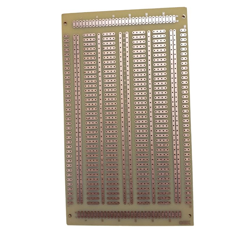 PCB ETCHED SS 4.5X8IN 0.15IN PITCH 4 PADS CONNECTED COPPER