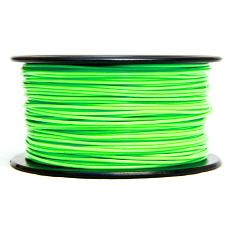 3D FILAMENT PLA GREEN 3MM 0.5KG 1.25IN CENTER HOLE