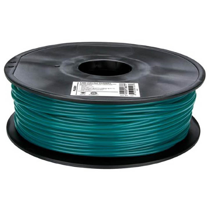 3D FILAMENT PLA GREEN 3MM 1KG 2IN CENTER HOLE