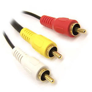 RCA CABLE ASSY M/MX3 12FT GOLD HI-END CABLE-THICK CABLE