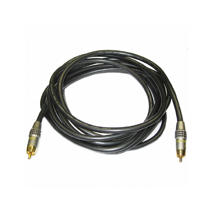 RCA CABLE ASSY M/MX1 12FT GOLD SUBWOOFER CABLE