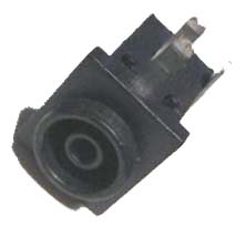 DC POWER JACK 4.3MM PCRA WITH CENTER HOLE