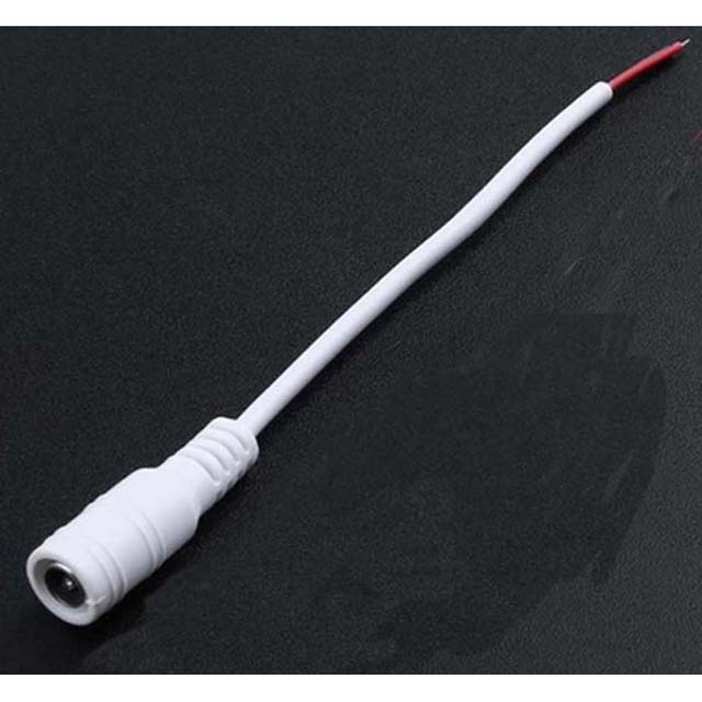 DC POWER CABLE ASSY 2.1MM JACK TO OPEN WIRE PIGTAIL