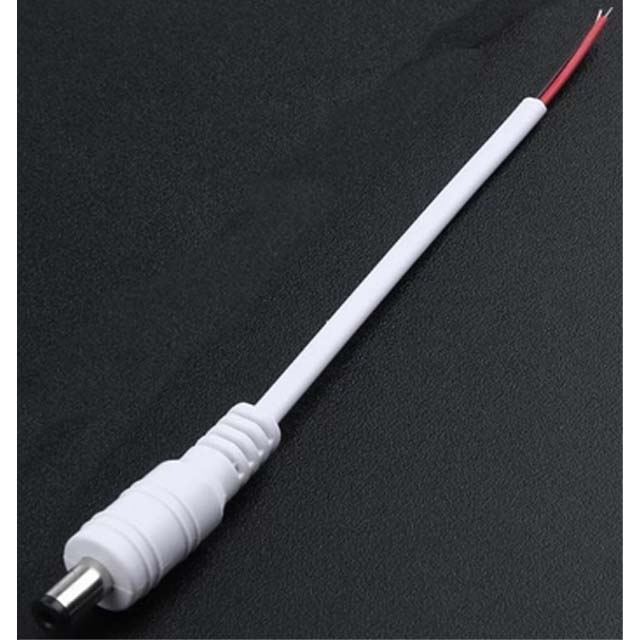 DC POWER CABLE ASSY 2.1MM PLUG TO OPEN WIRE PIGTAIL