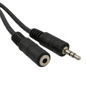 AUDIO CABLE 3.5 STEREO PL-JK 12F 12FT