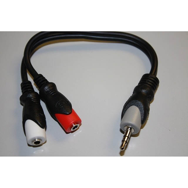 AUDIO CABLE 3.5 STEREO PL-JKX2 6IN