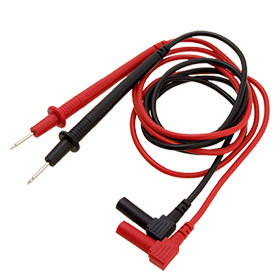 TEST LEAD MULTI METER 2FT RED & BLK 10A CAT III 600V PROT. CAP