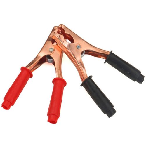 ALLIGATOR CLIP 6IN RED/BLK KIT INSULATED FOR CAR BATTERY