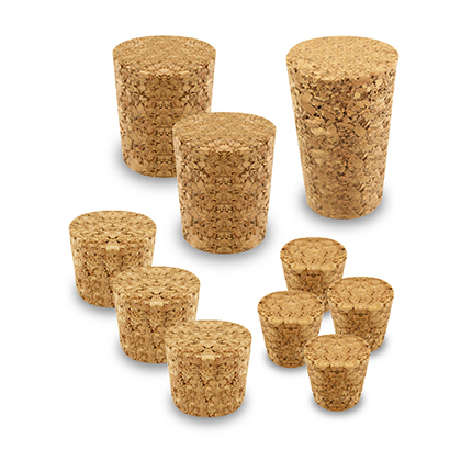 CORK STOPPER ASSORTED SIZES 10PCS/PACK