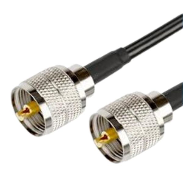 UHF CABLE PL-259 MALE/MALE RG58 3.28FT