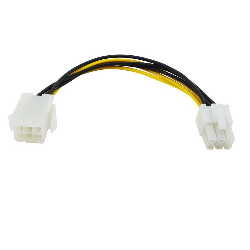 MOLEX CABLE ASSY 6P MALE/FEMALE GRAPHICS CARD POWER EXT CABLE