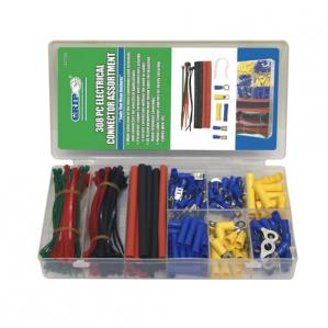 QUICK TERM ASSORTED WITH HEATSHRINK/CABLE TIES 308PCS/KIT