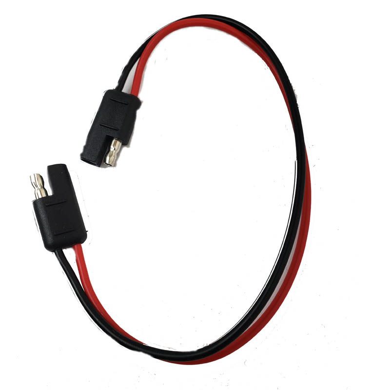 TRAILER CABLE 2P/16AWG MF-MF 12IN