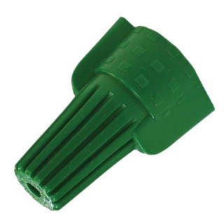 WIRE NUT WING 14-10AWG GREEN  PCS/PKG
