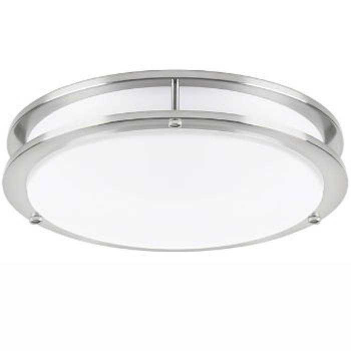 LED CEILING LIGHT FIXTURE 16IN ROUND 5IN HIGH 3000 TO 4000K