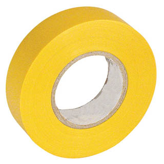 TAPE INSULATING PVC YELLOW 3/4IN X66FT