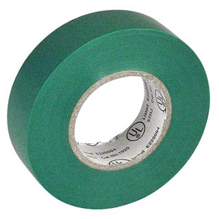TAPE INSULATING PVC GREEN 3/4INX 66FT