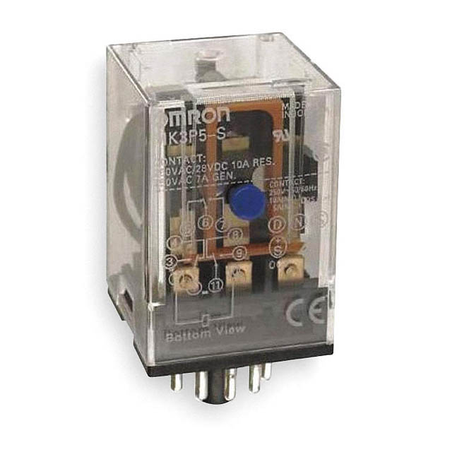 RELAY DC 12V 3P2T 10A 11P OCTAL 10A/250VAC/28VDC