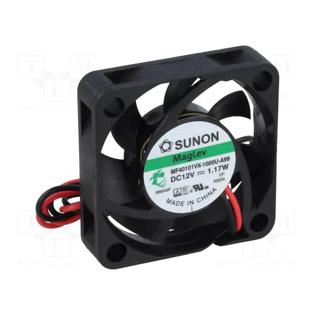 FAN DC 12V 15X4IN 1.17W W/WIRE CFM:8 NOISE:27.3DB