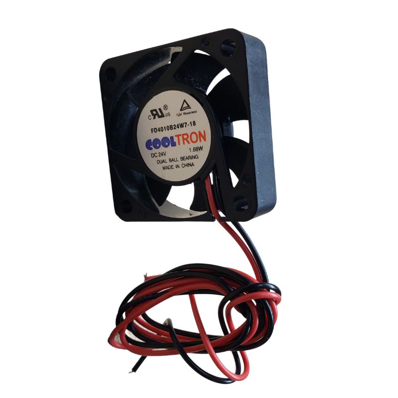 FAN DC 24V 1.5X0.4IN 70MA WITH 2 WIRES PLASTIC