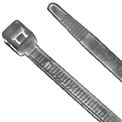 CABLE TIE GRY 8IN 40LB WIDTH 3.5MM