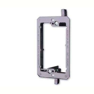 WALL PLATE MOUNTING BRACKETS SINGLE FITS INTO 1/4-1IN DRYWALL