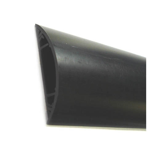 FLOOR CORD COVER 2.5INX36IN BLK W/TAPE CHANNEL SIZE 1IN(W)X0.4IN