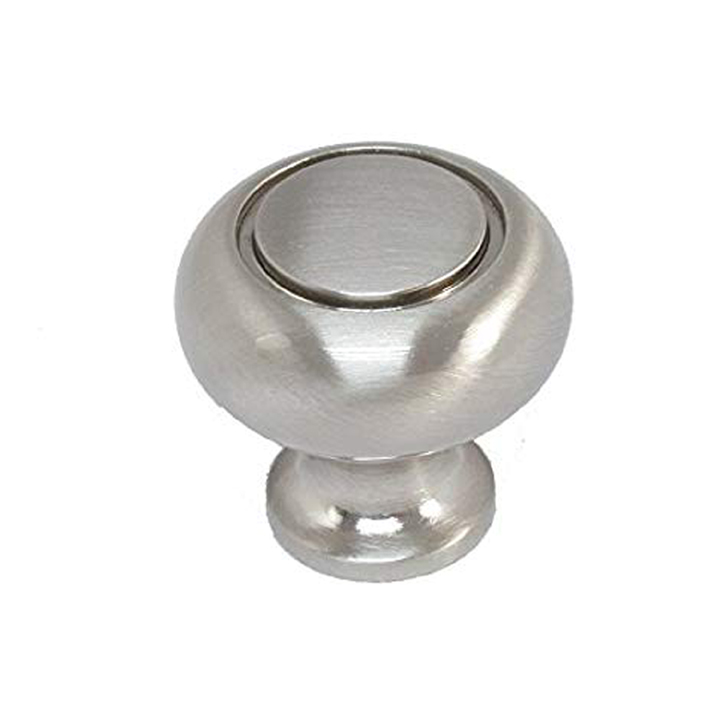 KNOB CABINET 1.25IN SATIN NICKEL FINISH