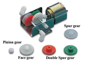 GEARBOX FOR WOODEN KITS 2 IN 1 3V MOTOR