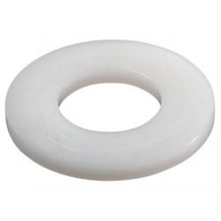 WASHER #4 FLAT NYLON 6.3MM OD  PCS/PKG