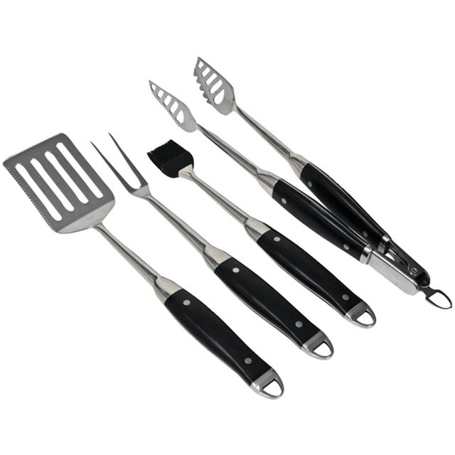 BBQ TOOL SET STAINLESS STEEL 4PC/SET