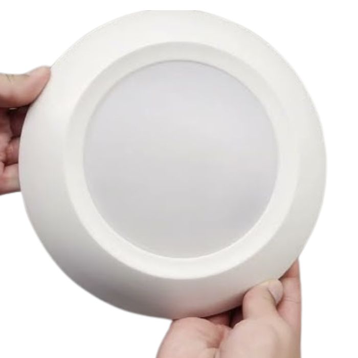 LED CEILING DISK LIGHT 7.5IN WHT 3000K DIMMABLE 12W 1000LM 108MA