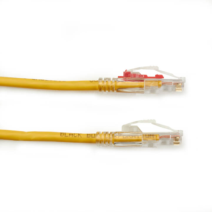 PATCH CORD CAT5E YEL 7FT LOCKABLE CABLE